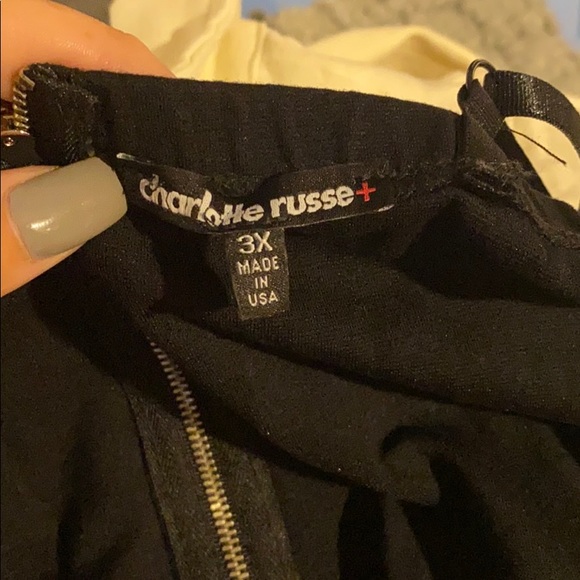 BOGO Charlotte Russe Black Romper Plus Size 3X - Picture 6 of 8